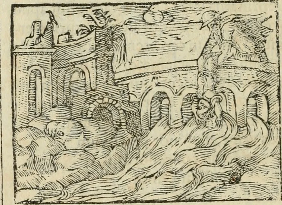 An illustration from Petri Costalii Pegma : cum narrationibus philosophicis, 1555, leaf 313