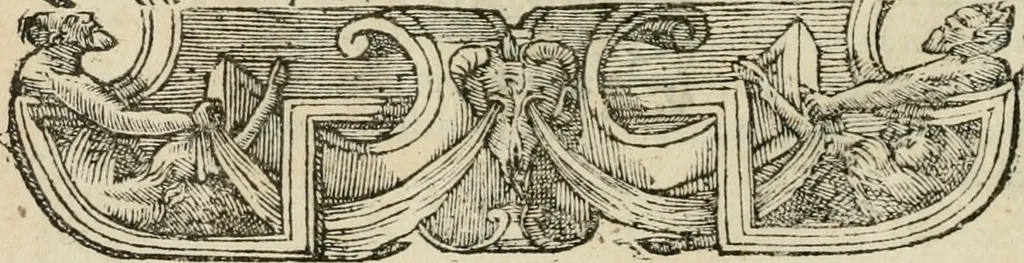 An illustration from Petri Costalii Pegma : cum narrationibus philosophicis, 1555, leaf 313