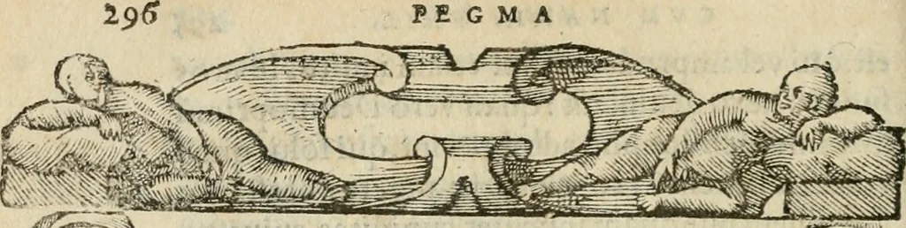 An illustration from Petri Costalii Pegma : cum narrationibus philosophicis, 1555, leaf 317