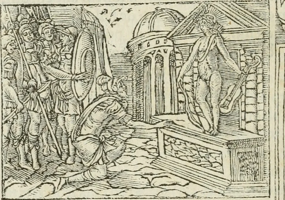An illustration from Petri Costalii Pegma : cum narrationibus philosophicis, 1555, leaf 329