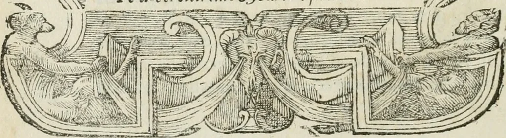 An illustration from Petri Costalii Pegma : cum narrationibus philosophicis, 1555, leaf 329