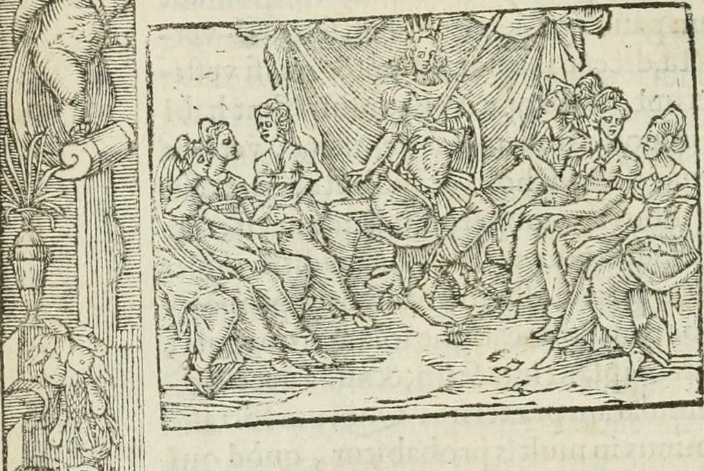 An illustration from Petri Costalii Pegma : cum narrationibus philosophicis, 1555, leaf 339