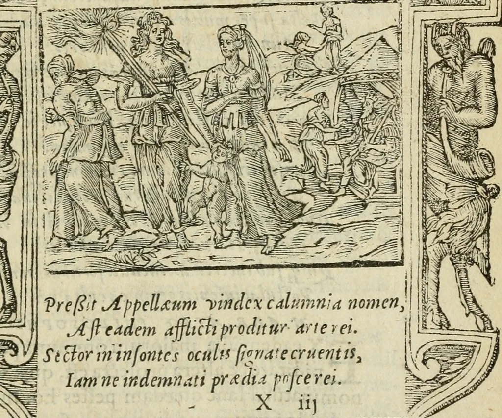 An illustration from Petri Costalii Pegma : cum narrationibus philosophicis, 1555, leaf 346