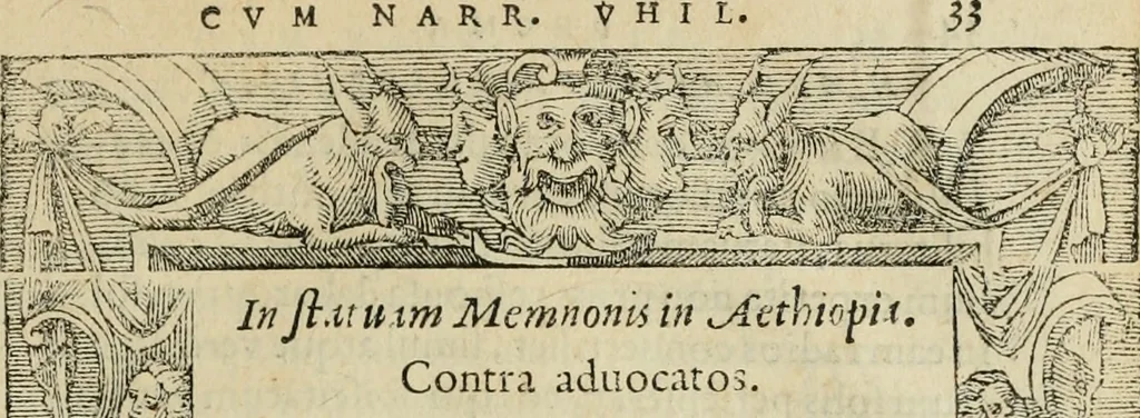 An illustration from Petri Costalii Pegma : cum narrationibus philosophicis, 1555, leaf 54