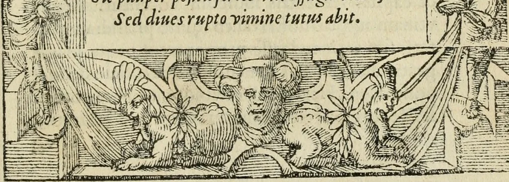 An illustration from Petri Costalii Pegma : cum narrationibus philosophicis, 1555, leaf 64