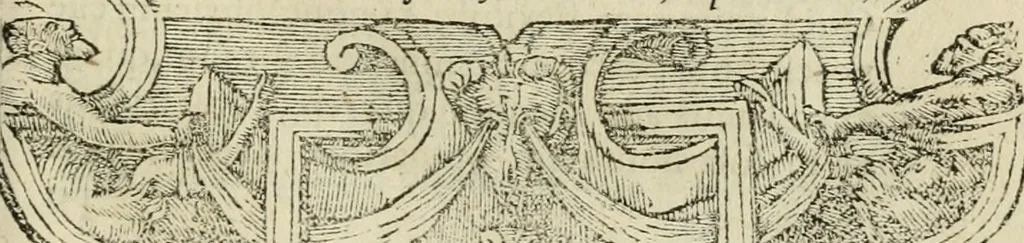 An illustration from Petri Costalii Pegma : cum narrationibus philosophicis, 1555, leaf 68