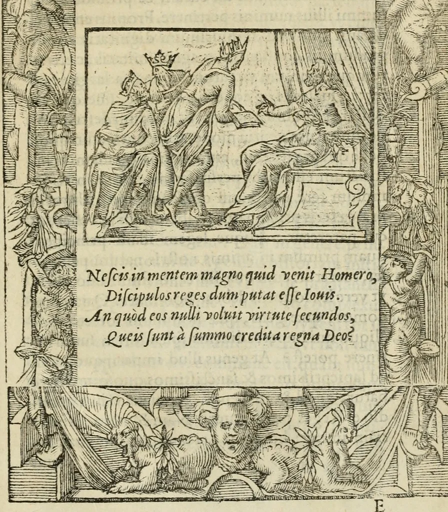 An illustration from Petri Costalii Pegma : cum narrationibus philosophicis, 1555, leaf 86