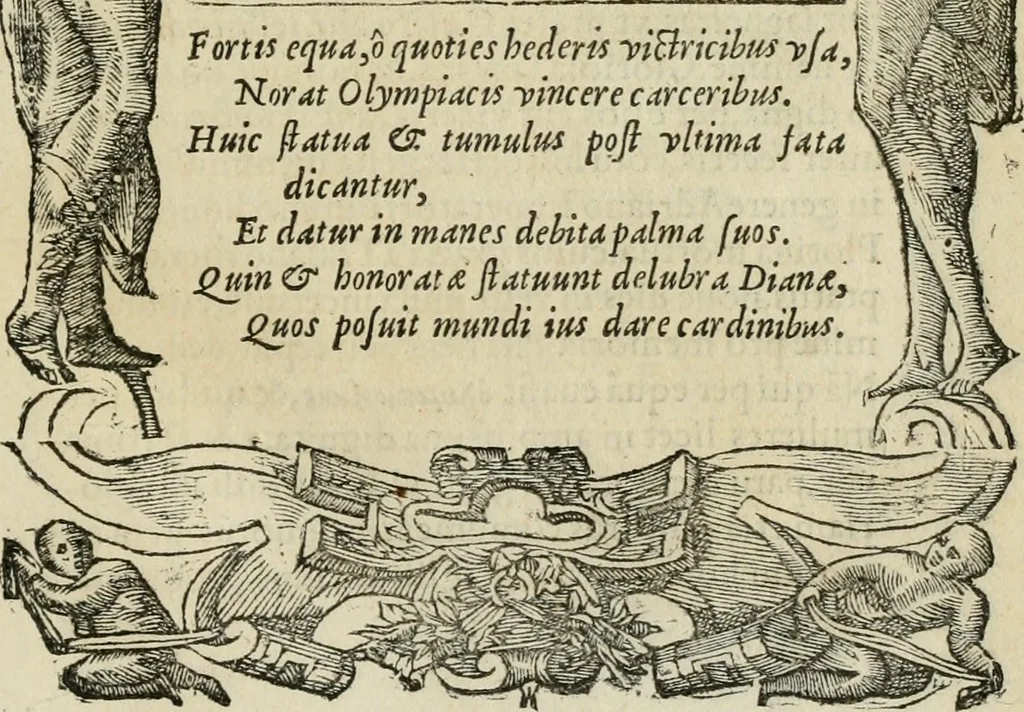 An illustration from Petri Costalii Pegma : cum narrationibus philosophicis, 1555, leaf 90