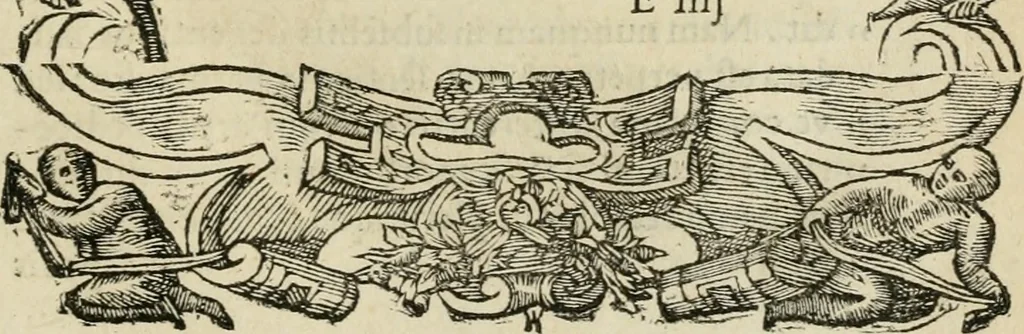 An illustration from Petri Costalii Pegma : cum narrationibus philosophicis, 1555, leaf 92