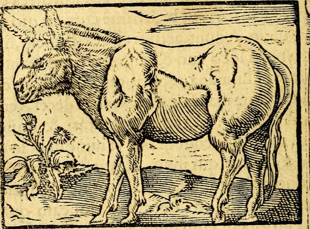 An illustration from Petri Costalij Pegma, : cum narrationibus philosophicis, 1555, leaf 107