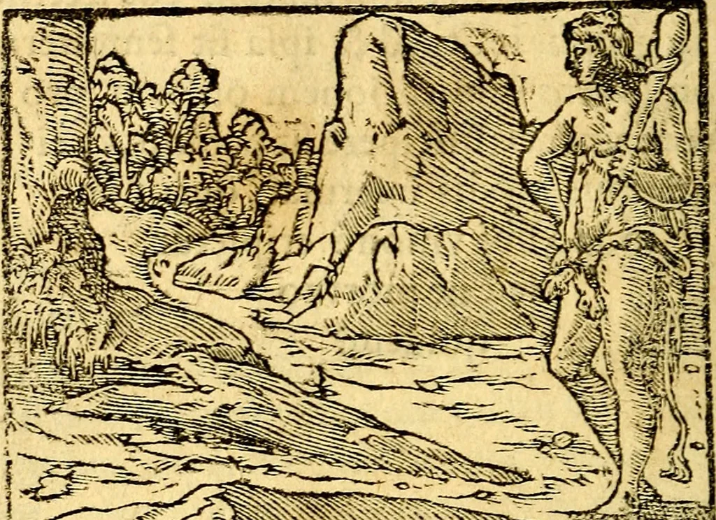 An illustration from Petri Costalij Pegma, : cum narrationibus philosophicis, 1555, leaf 113