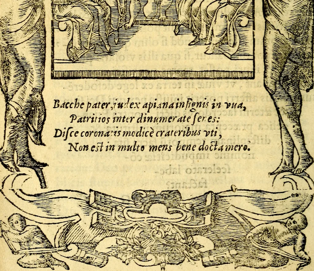 An illustration from Petri Costalij Pegma, : cum narrationibus philosophicis, 1555, leaf 123