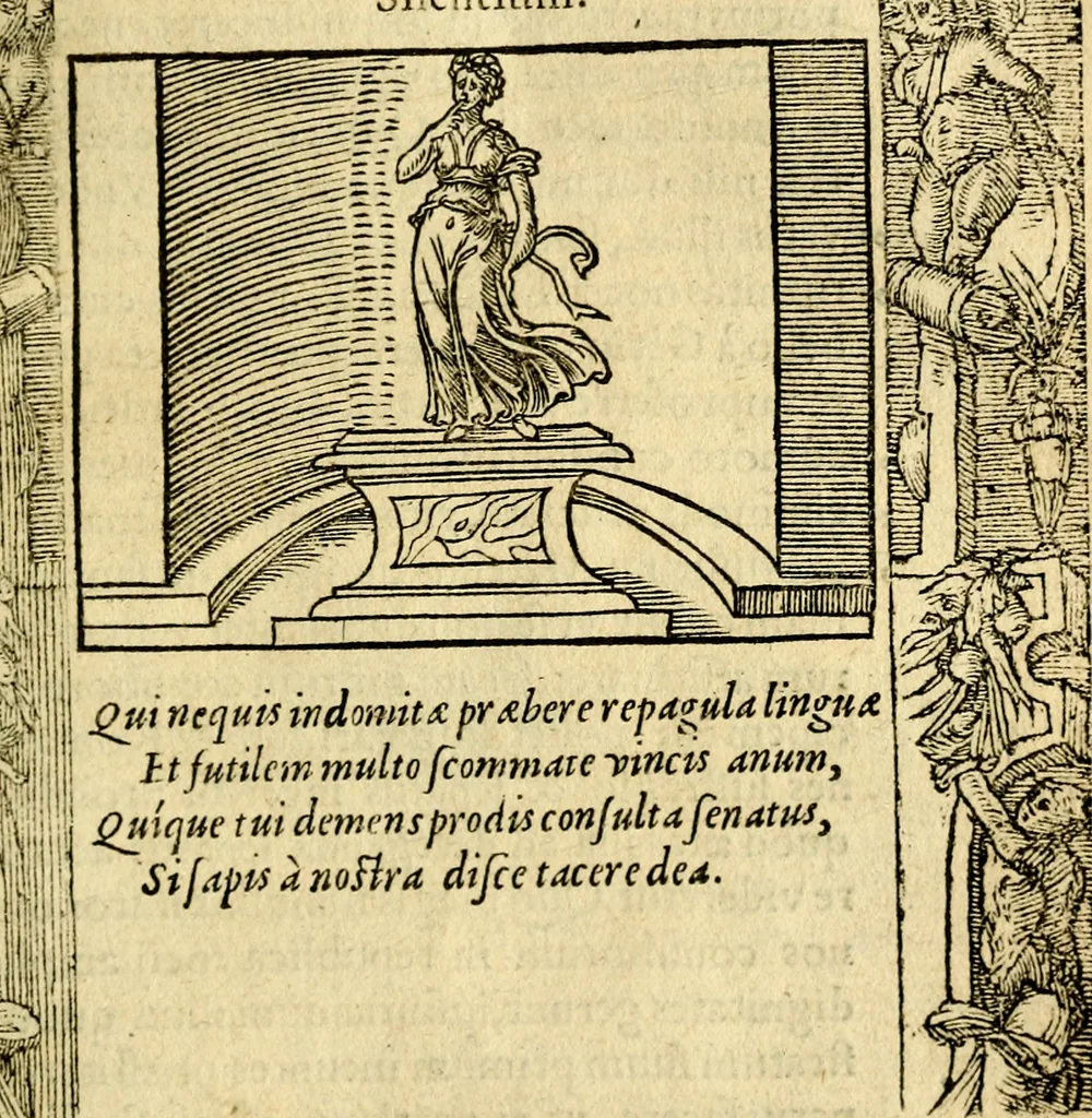 An illustration from Petri Costalij Pegma, : cum narrationibus philosophicis, 1555, leaf 130
