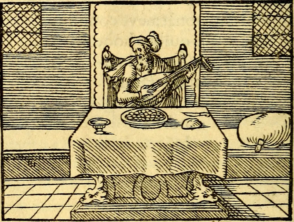 An illustration from Petri Costalij Pegma, : cum narrationibus philosophicis, 1555, leaf 133