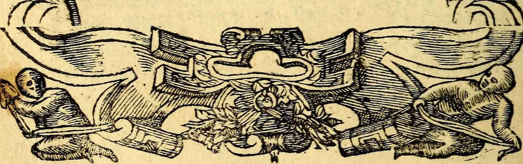 An illustration from Petri Costalij Pegma, : cum narrationibus philosophicis, 1555, leaf 133