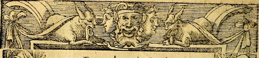 An illustration from Petri Costalij Pegma, : cum narrationibus philosophicis, 1555, leaf 143