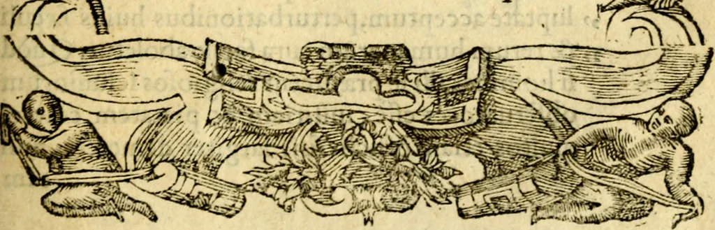 An illustration from Petri Costalij Pegma, : cum narrationibus philosophicis, 1555, leaf 150