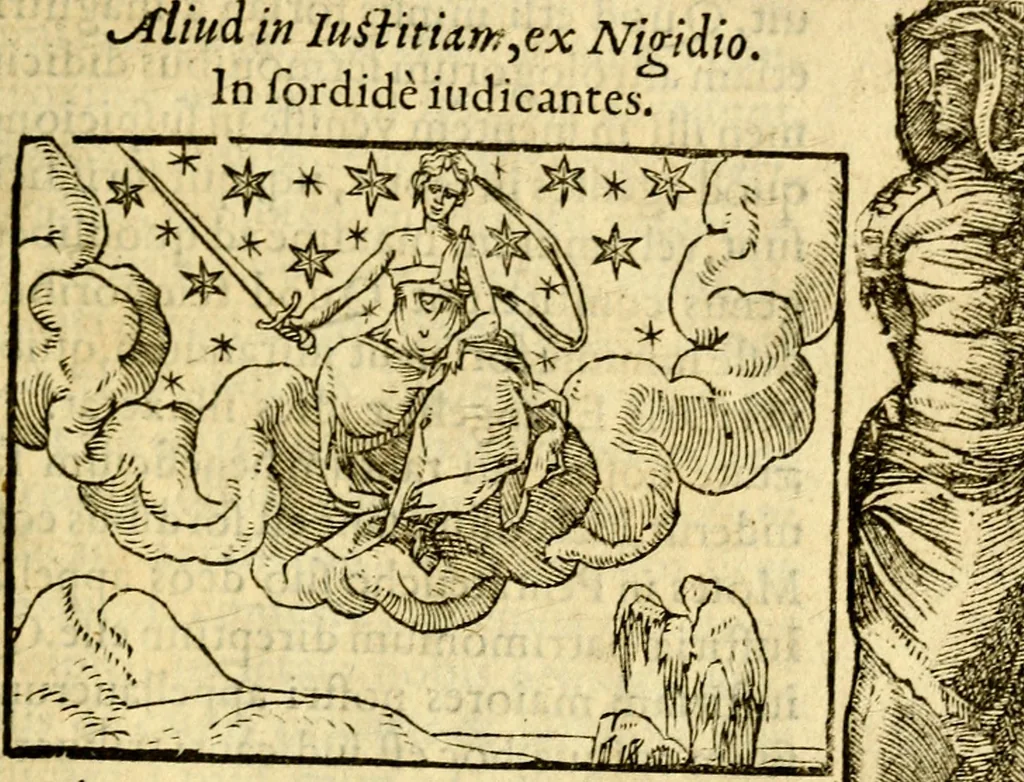 An illustration from Petri Costalij Pegma, : cum narrationibus philosophicis, 1555, leaf 16