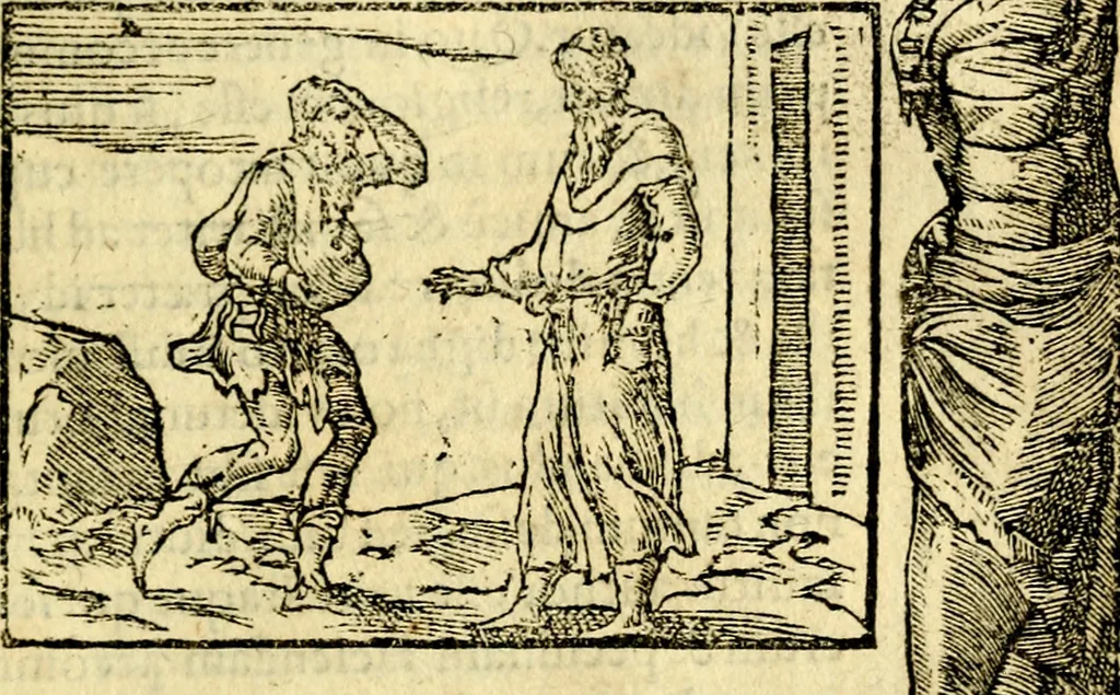 An illustration from Petri Costalij Pegma, : cum narrationibus philosophicis, 1555, leaf 172