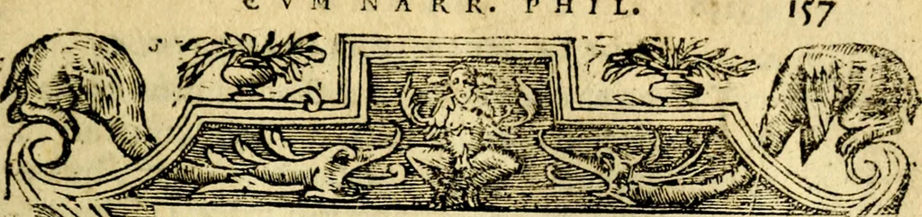 An illustration from Petri Costalij Pegma, : cum narrationibus philosophicis, 1555, leaf 178