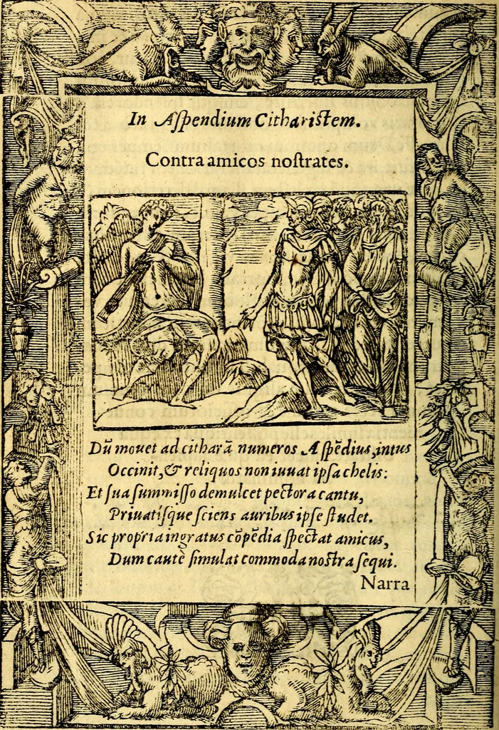 An illustration from Petri Costalij Pegma, : cum narrationibus philosophicis, 1555, leaf 181