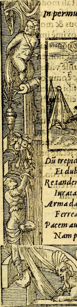 An illustration from Petri Costalij Pegma, : cum narrationibus philosophicis, 1555, leaf 183