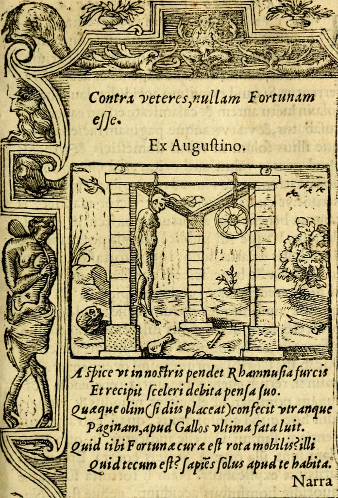 An illustration from Petri Costalij Pegma, : cum narrationibus philosophicis, 1555, leaf 192