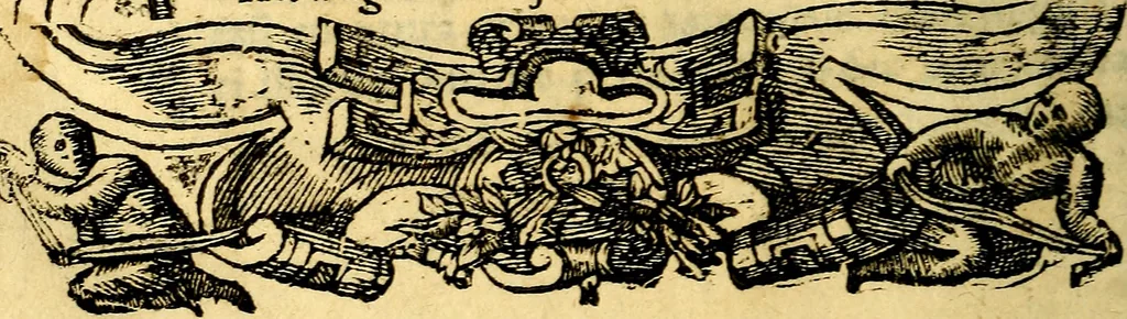 An illustration from Petri Costalij Pegma, : cum narrationibus philosophicis, 1555, leaf 197