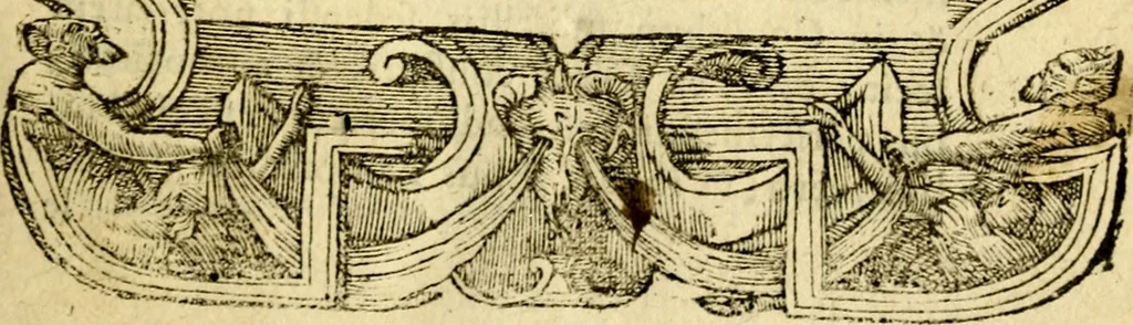 An illustration from Petri Costalij Pegma, : cum narrationibus philosophicis, 1555, leaf 20