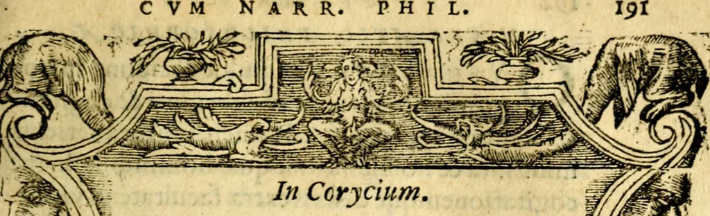 An illustration from Petri Costalij Pegma, : cum narrationibus philosophicis, 1555, leaf 212