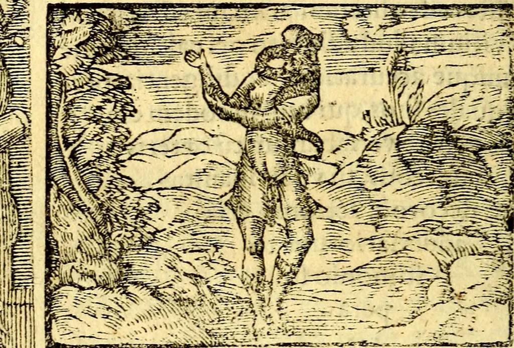 An illustration from Petri Costalij Pegma, : cum narrationibus philosophicis, 1555, leaf 215