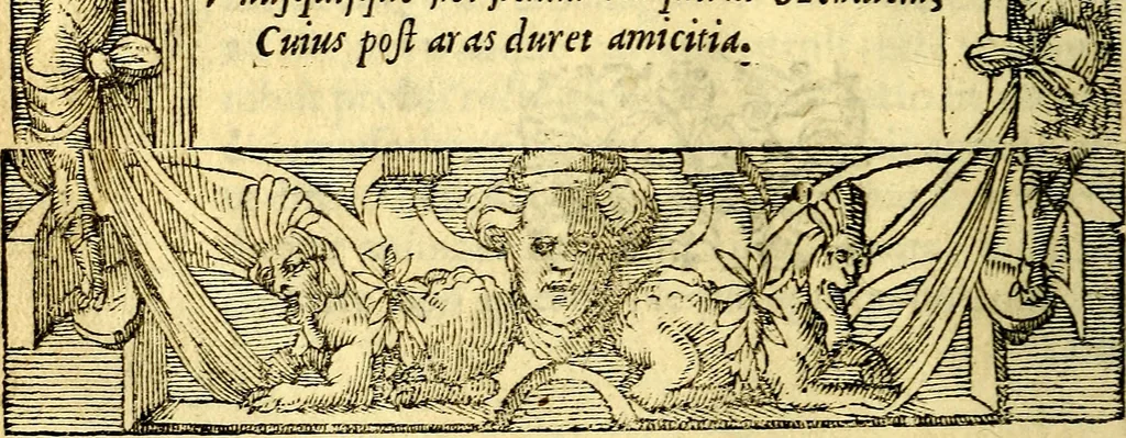 An illustration from Petri Costalij Pegma, : cum narrationibus philosophicis, 1555, leaf 221