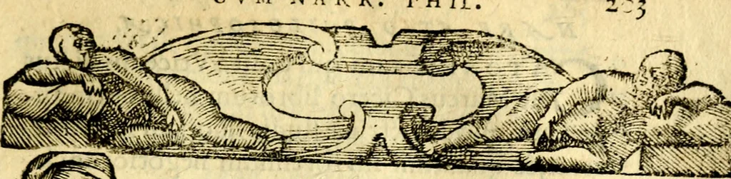 An illustration from Petri Costalij Pegma, : cum narrationibus philosophicis, 1555, leaf 224