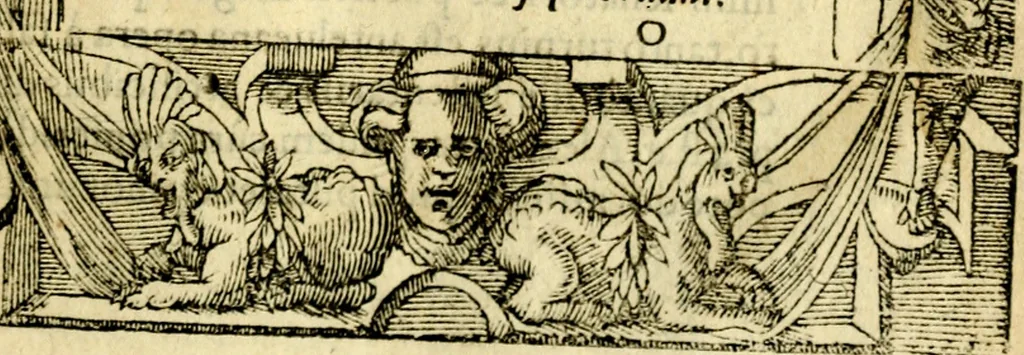 An illustration from Petri Costalij Pegma, : cum narrationibus philosophicis, 1555, leaf 230