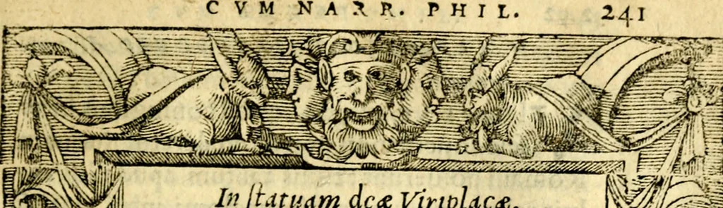 An illustration from Petri Costalij Pegma, : cum narrationibus philosophicis, 1555, leaf 262