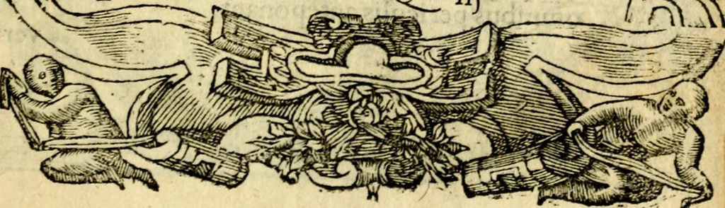 An illustration from Petri Costalij Pegma, : cum narrationibus philosophicis, 1555, leaf 266