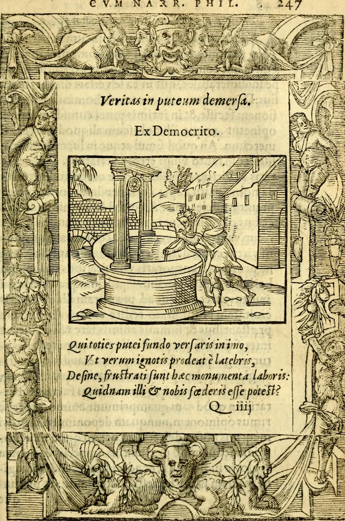 An illustration from Petri Costalij Pegma, : cum narrationibus philosophicis, 1555, leaf 268