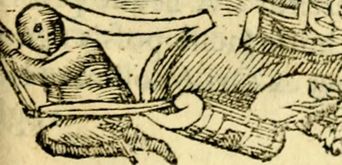 An illustration from Petri Costalij Pegma, : cum narrationibus philosophicis, 1555, leaf 276