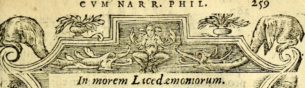 An illustration from Petri Costalij Pegma, : cum narrationibus philosophicis, 1555, leaf 280