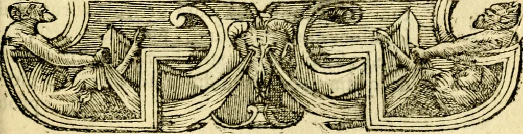 An illustration from Petri Costalij Pegma, : cum narrationibus philosophicis, 1555, leaf 280