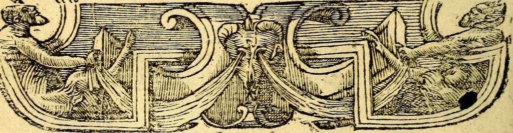An illustration from Petri Costalij Pegma, : cum narrationibus philosophicis, 1555, leaf 307