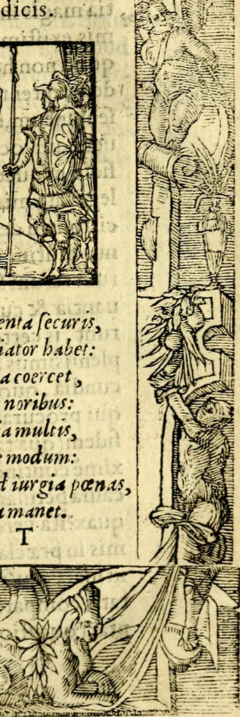 An illustration from Petri Costalij Pegma, : cum narrationibus philosophicis, 1555, leaf 310