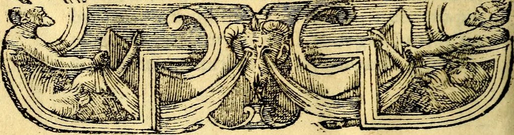 An illustration from Petri Costalij Pegma, : cum narrationibus philosophicis, 1555, leaf 329