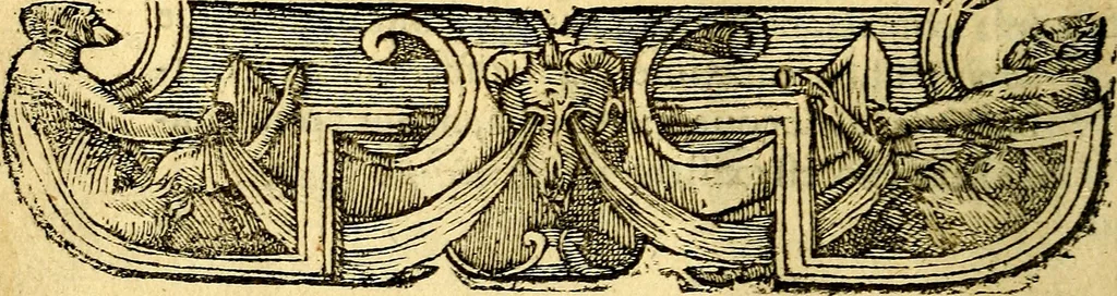 An illustration from Petri Costalij Pegma, : cum narrationibus philosophicis, 1555, leaf 33