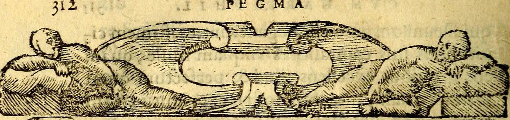 An illustration from Petri Costalij Pegma, : cum narrationibus philosophicis, 1555, leaf 333