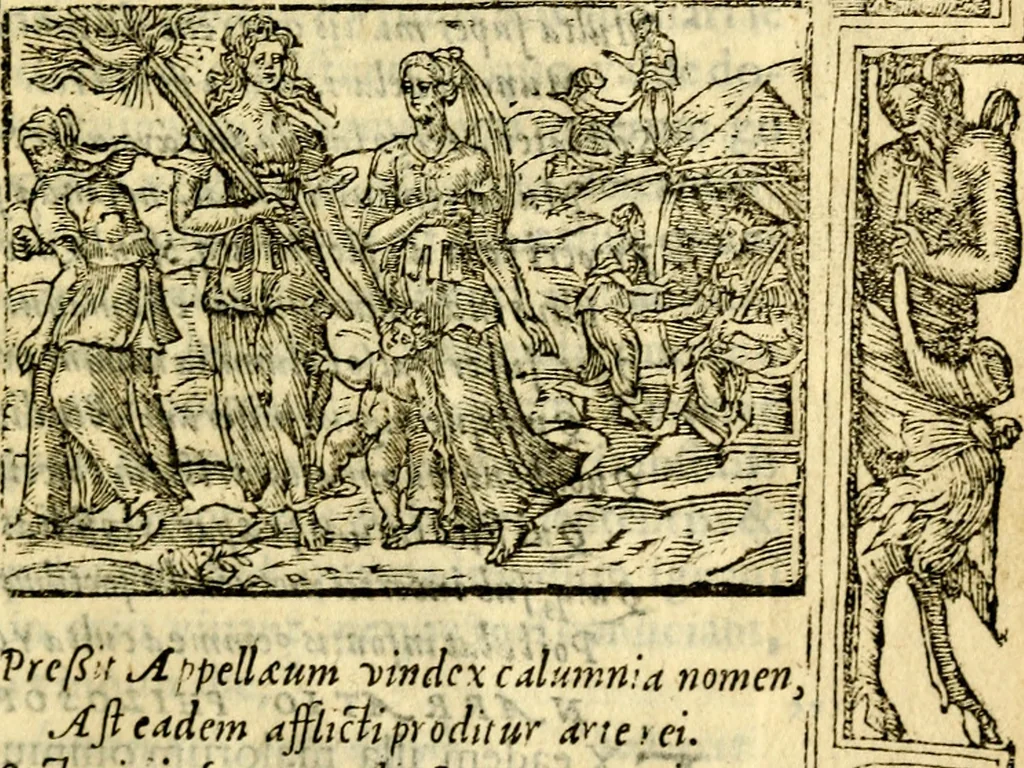 An illustration from Petri Costalij Pegma, : cum narrationibus philosophicis, 1555, leaf 346