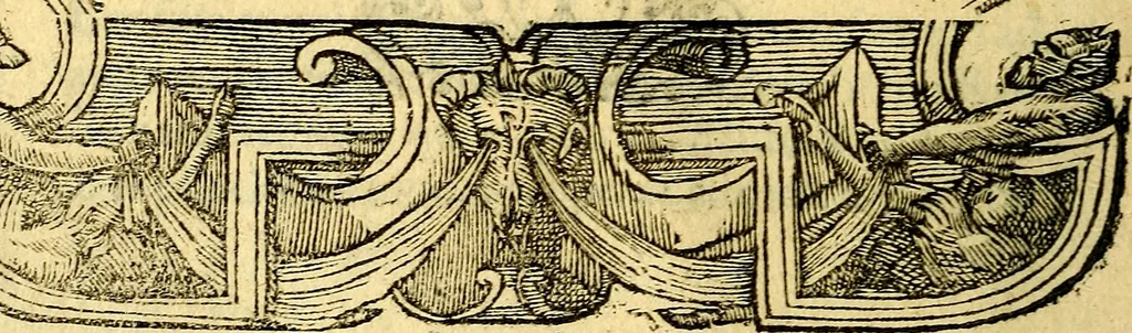 An illustration from Petri Costalij Pegma, : cum narrationibus philosophicis, 1555, leaf 45