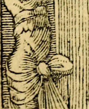 An illustration from Petri Costalij Pegma, : cum narrationibus philosophicis, 1555, leaf 54