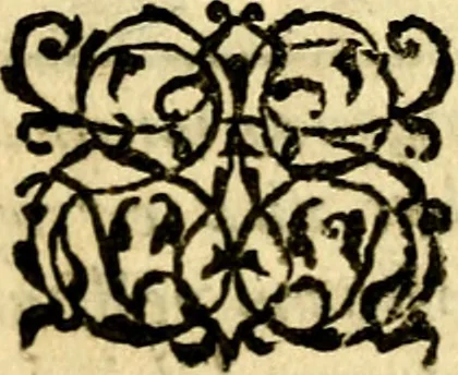 An illustration from Petri Costalij Pegma, : cum narrationibus philosophicis, 1555, leaf 60