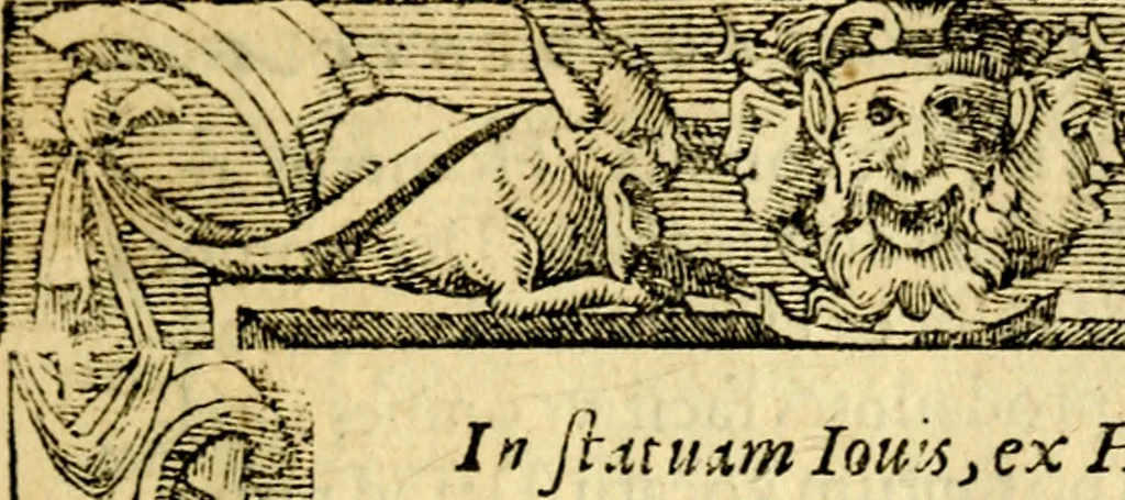 An illustration from Petri Costalij Pegma, : cum narrationibus philosophicis, 1555, leaf 86